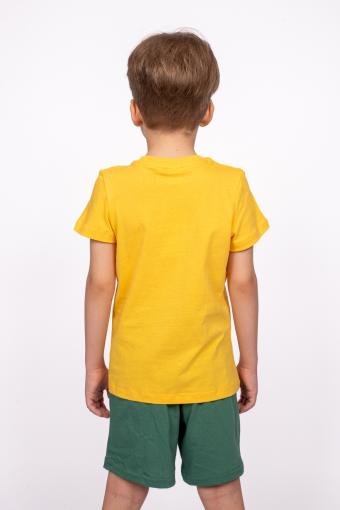 Комплект для мальчика (джемпер кор.рукав_шорты) 0420 (Желтый) (Фото 2)
