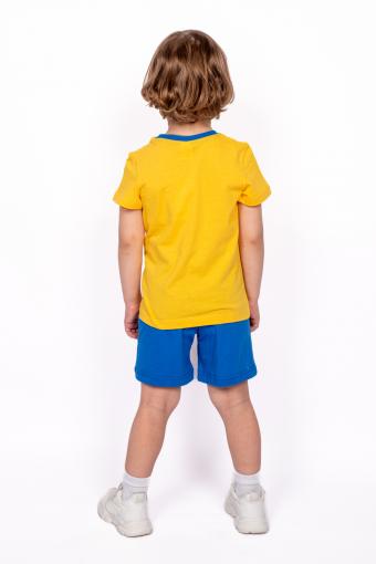 Комплект для мальчика (джемпер кор.рукав_шорты) 0422 (Желтый) (Фото 2)