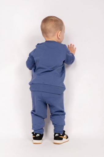 Комплект для мальчика (джемпер_брюки) 0461 (Синий) (Фото 2)