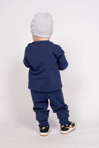 Комплект для мальчика (джемпер_брюки) 0460 (м) (Темно-синий) (Фото 2)